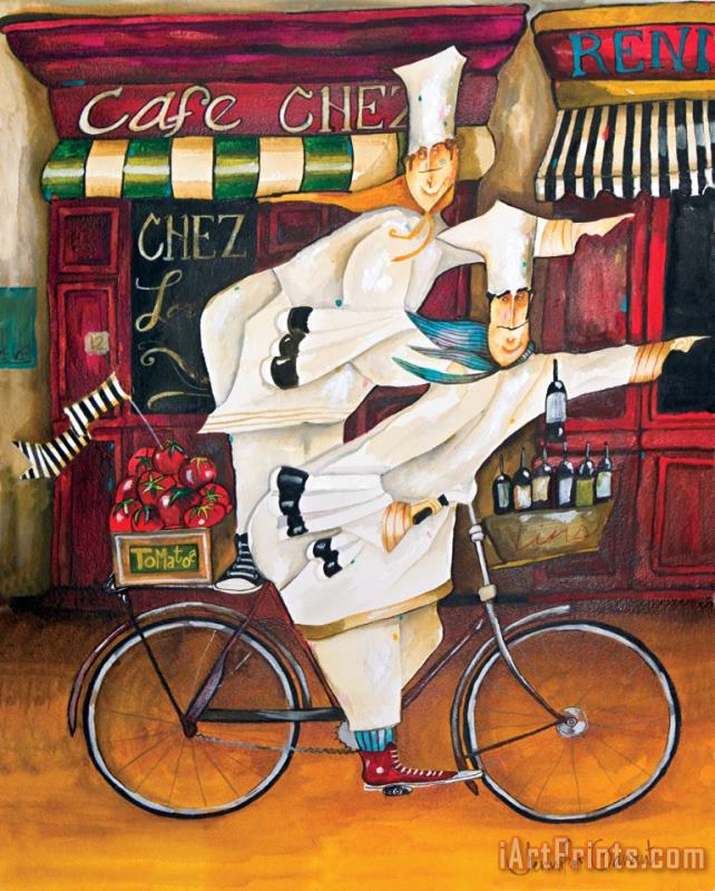 Jennifer Garant Chefs on The Go Art Painting