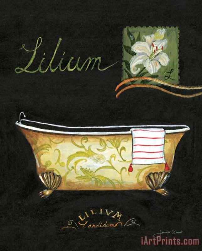 Jennifer Garant Lilium Bath Art Print