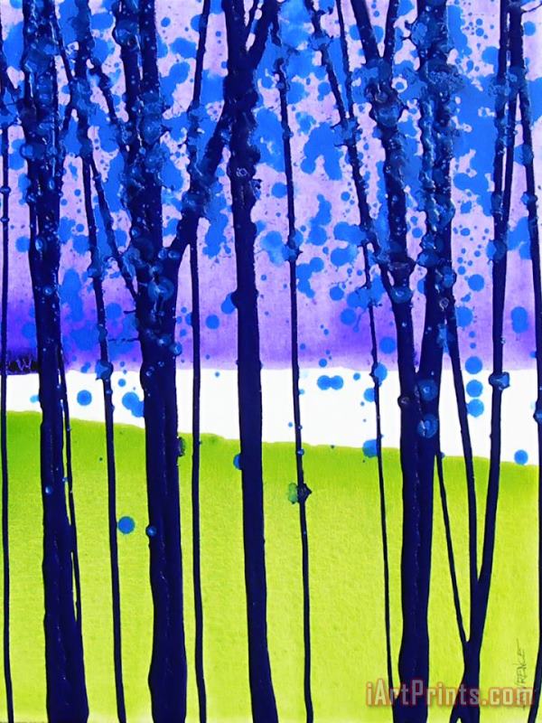 Jerome Lawrence Landscape with Trees III Art Painting
