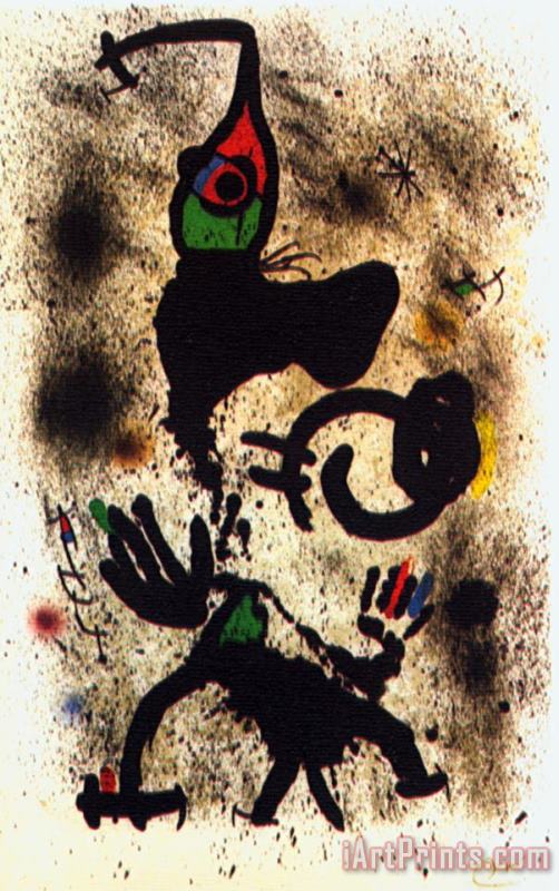 Joan Miro At Pace Columbus Vertical Art Painting