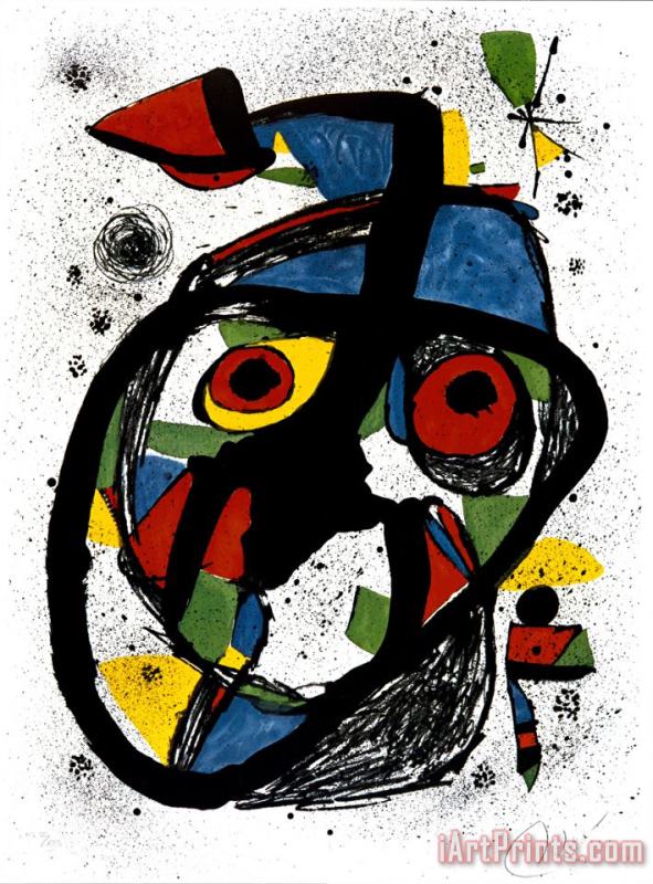 Joan Miro Carota C 1978 Art Print