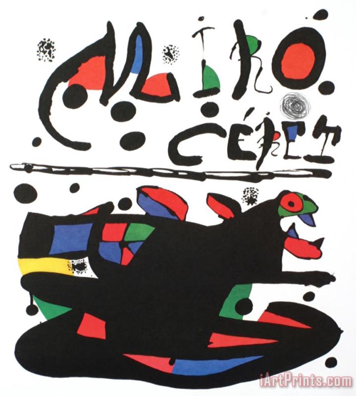 Joan Miro Ceret Art Print