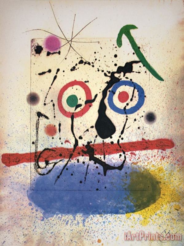 Joan Miro Collection D Art Art Print