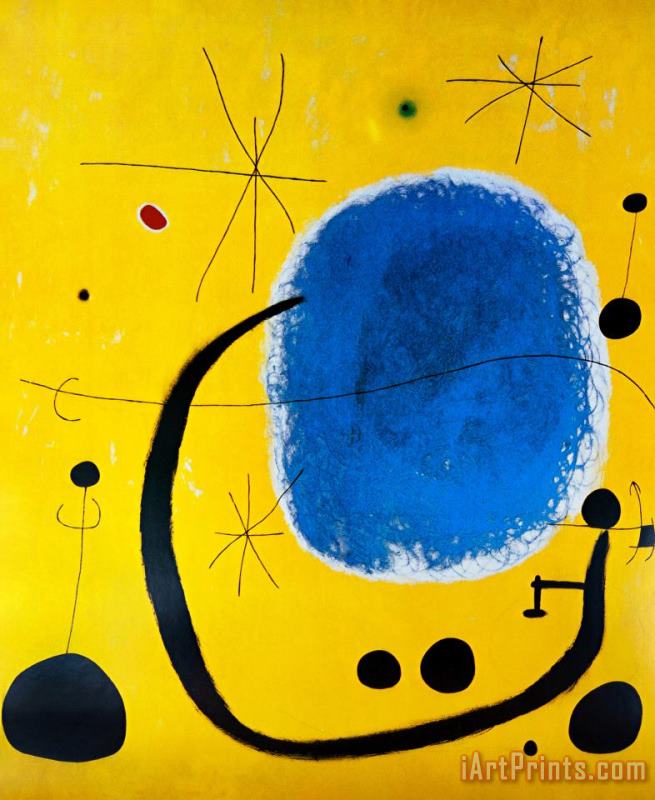 Joan Miro L Oro Dell Azzurro Art Painting
