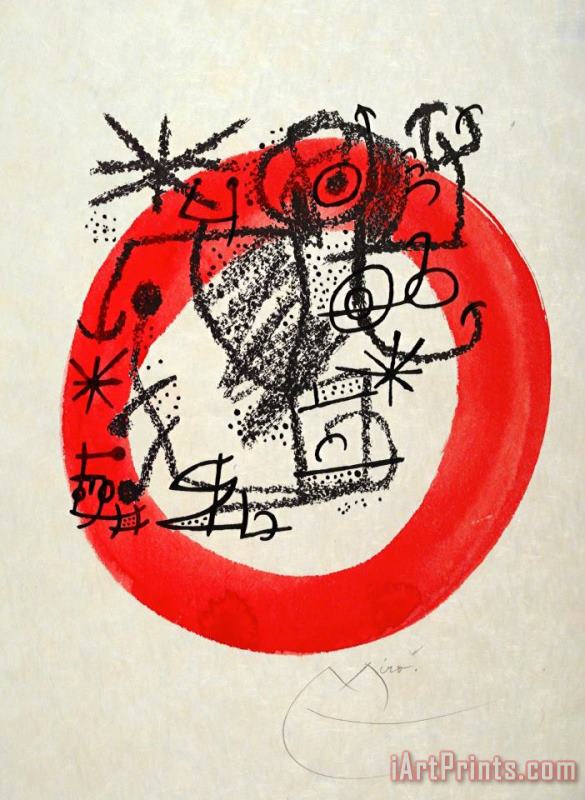 Les Essencies De La Terra, 1968 painting - Joan Miro Les Essencies De La Terra, 1968 Art Print