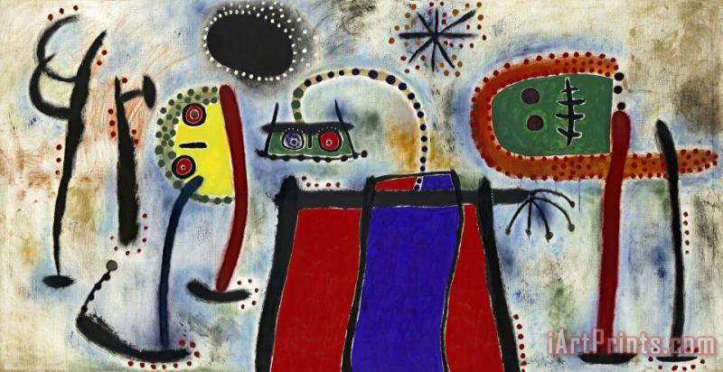 Painting (peinture) painting - Joan Miro Painting (peinture) Art Print