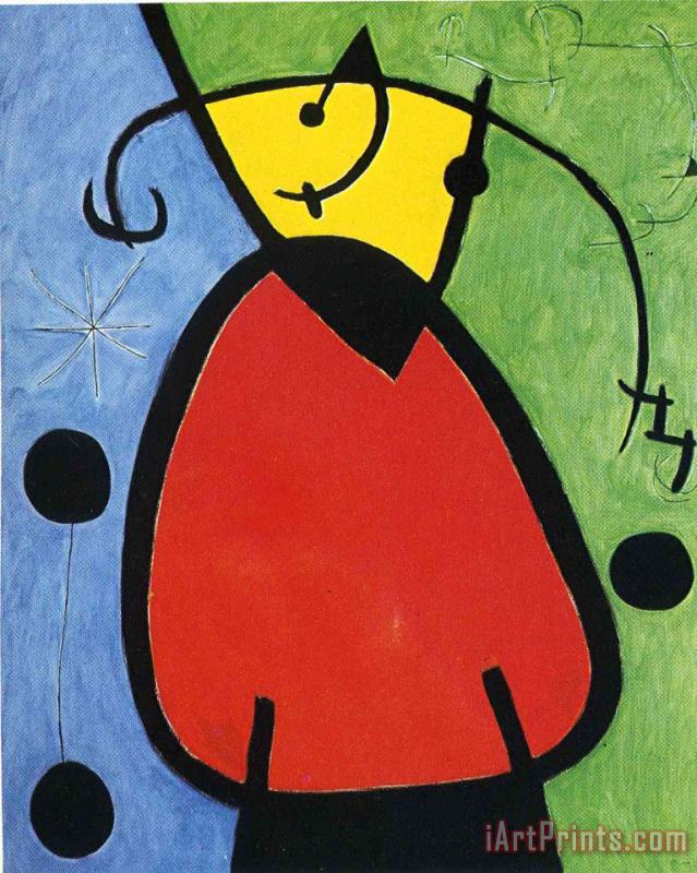 The Birth of Day painting - Joan Miro The Birth of Day Art Print