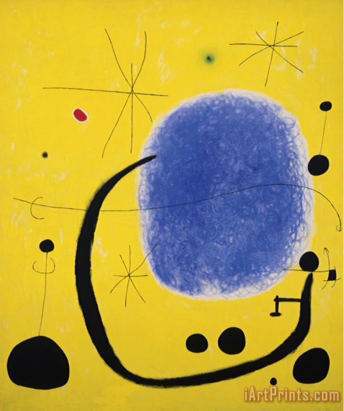 Joan Miro The Gold of The Azure 1967 Art Painting