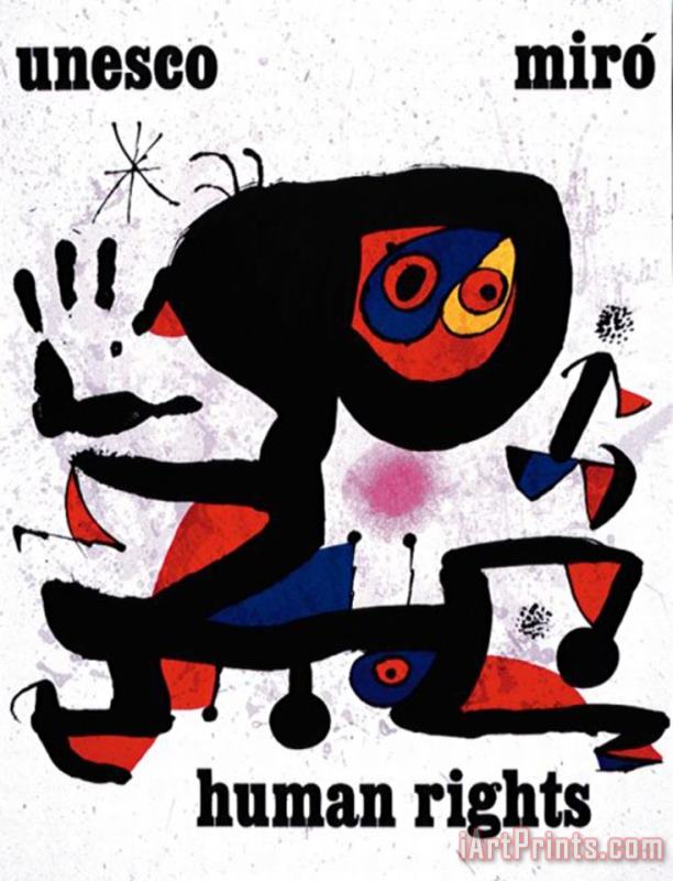 Joan Miro Unesco Art Painting