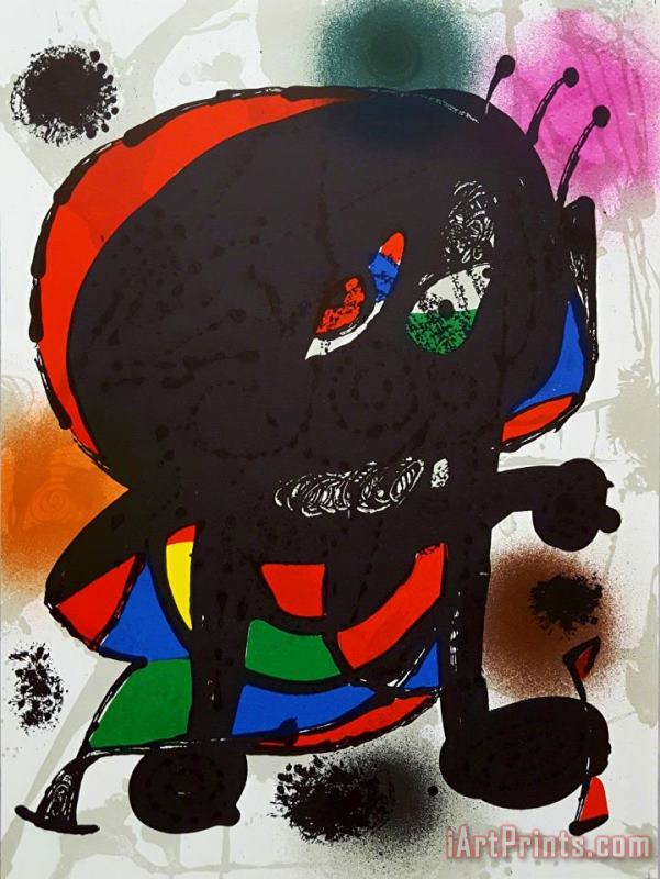 Joan Miro Untitled, 1977 Art Painting