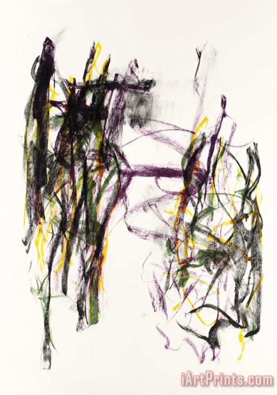 Joan Mitchell Trees II (on 2 Sheets), 1992 Art Print