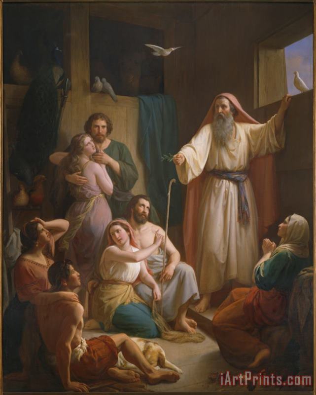 Joaquim Ramirez Interior of Noah's Ark Art Painting