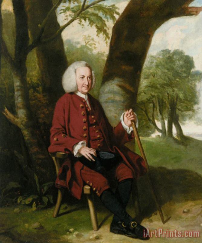 Portrait of Dr. Thomas Hanson of Canterbury painting - Johann Zoffany Portrait of Dr. Thomas Hanson of Canterbury Art Print