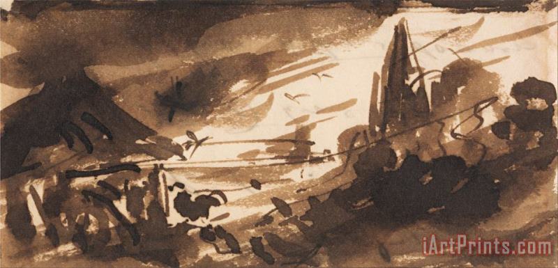 Dawn painting - John Constable Dawn Art Print