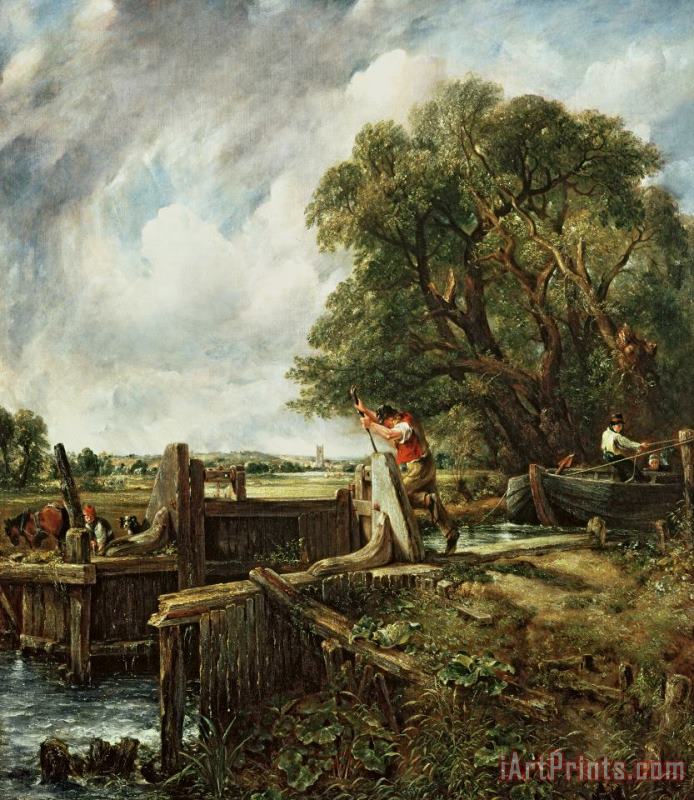 John Constable The Lock Art Print