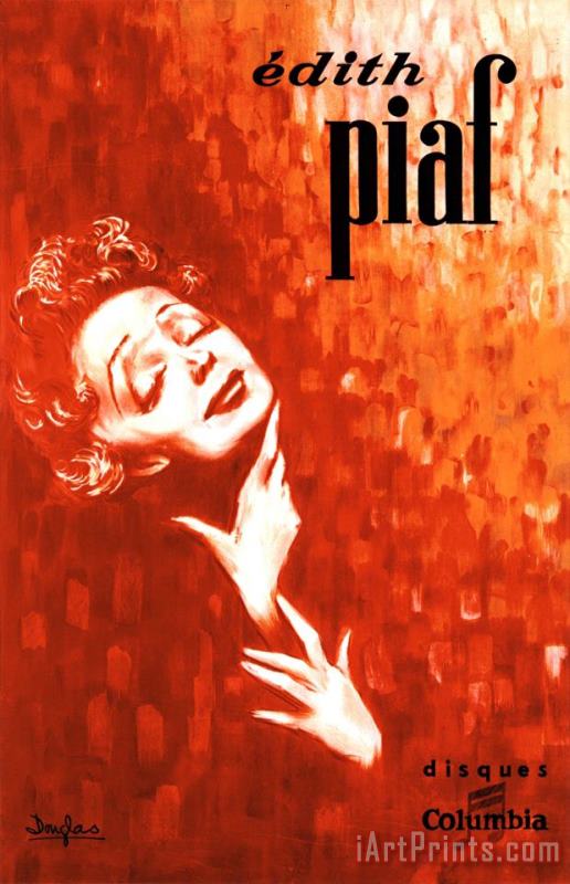 John Douglas Edith Piaf Art Painting