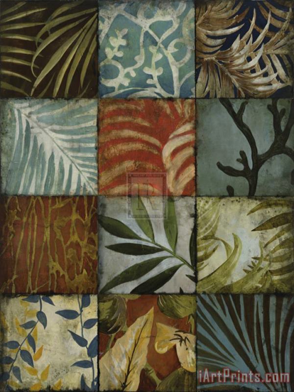 John Douglas Tile Patterns Iv Art Print