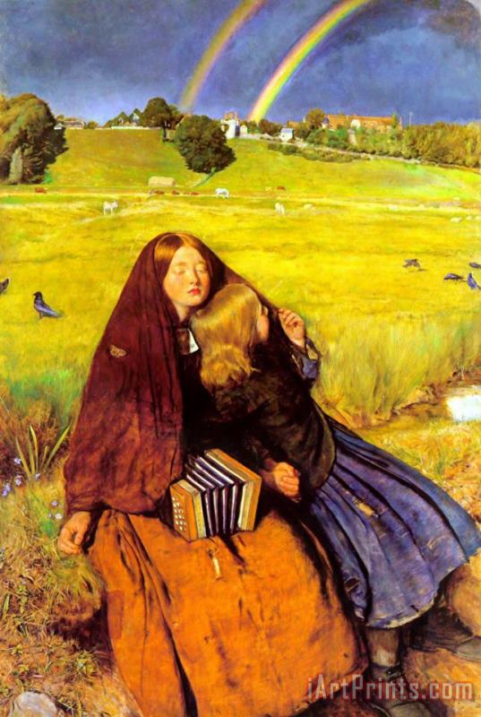 John Everett Millais The Blind Girl Art Print