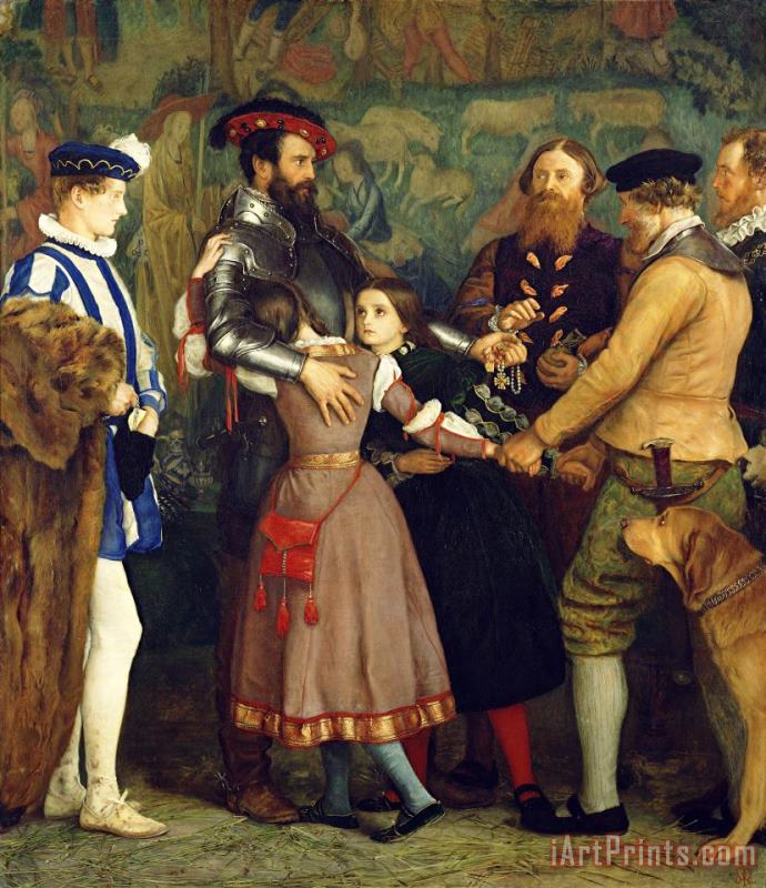 The Ransom painting - John Everett Millais The Ransom Art Print