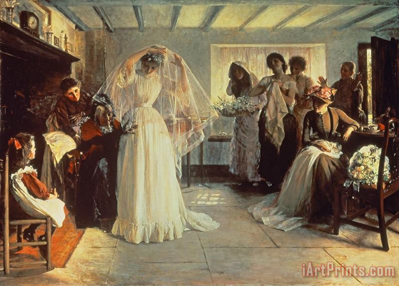 The Wedding Morning painting - John Henry Frederick Bacon The Wedding Morning Art Print