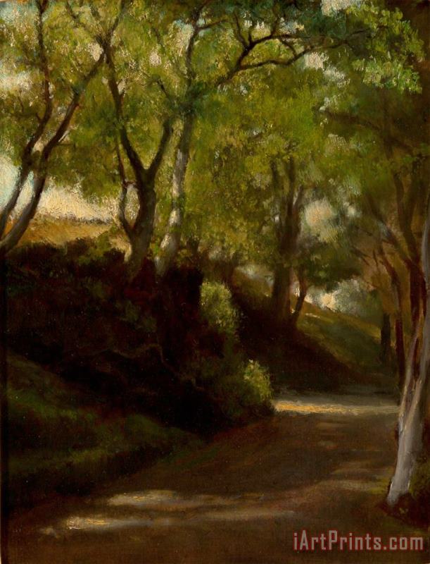 In 'the Glen,' Portsmouth, Rhode Island painting - John LaFarge In 'the Glen,' Portsmouth, Rhode Island Art Print