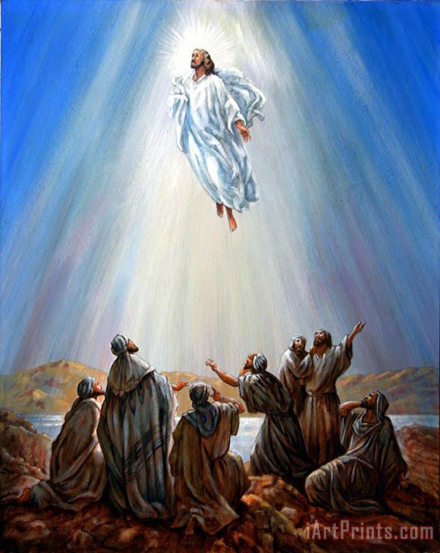John Lautermilch Jesus Taken up into Heaven Art Print