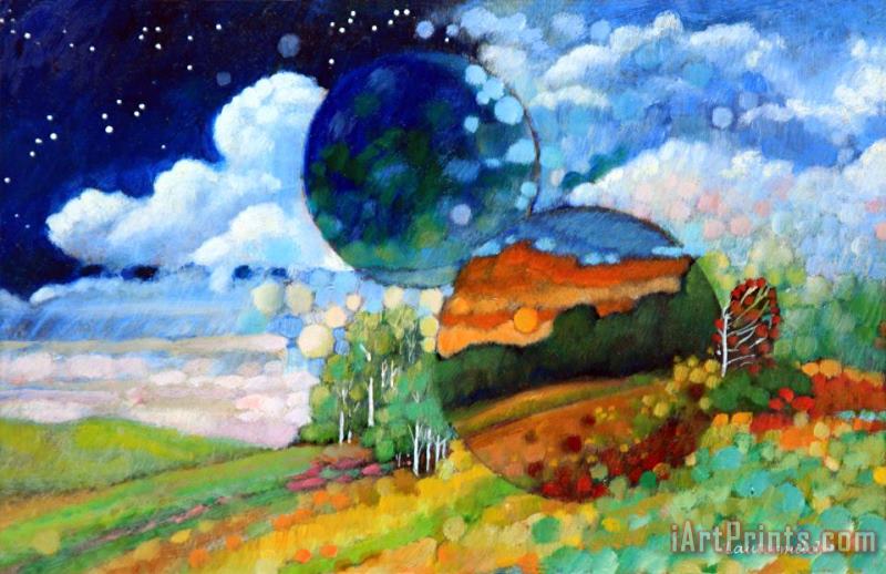 Memories of Earth painting - John Lautermilch Memories of Earth Art Print