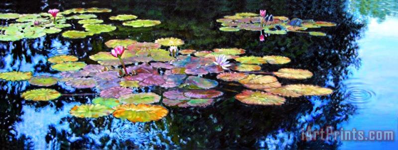 John Lautermilch Peace Among the Lilies Art Painting