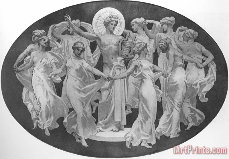 Apollo And The Muses painting - John Singer Sargent Apollo And The Muses Art Print