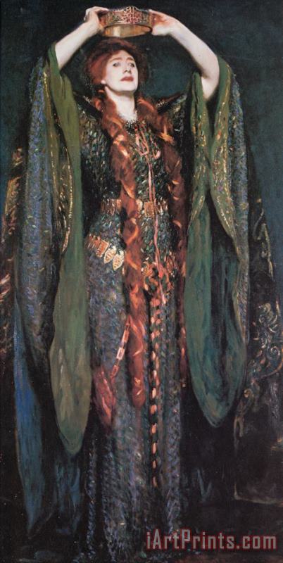 John Singer Sargent Miss Ellen Terry As Lady Macbeth Art Painting