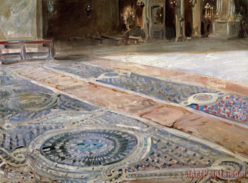 Venetian Interior painting - John Singer Sargent Venetian Interior Art Print