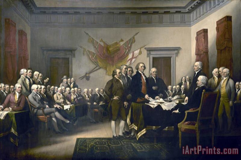 John Trumbull Declaration of Independence Art Painting