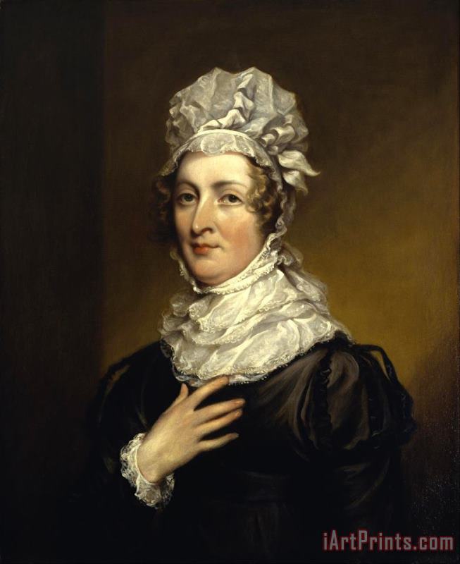 John Trumbull Portrait of Mrs. John Trumbull Art Print