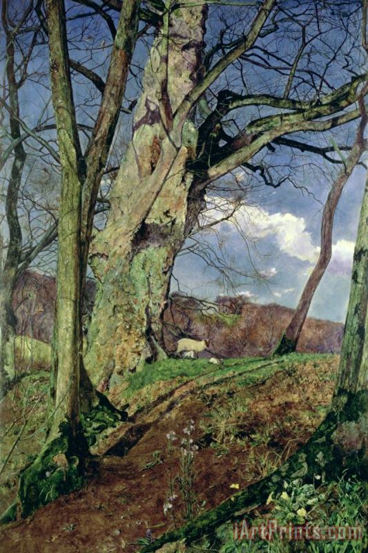 John William Inchbold In Early Spring Art Painting