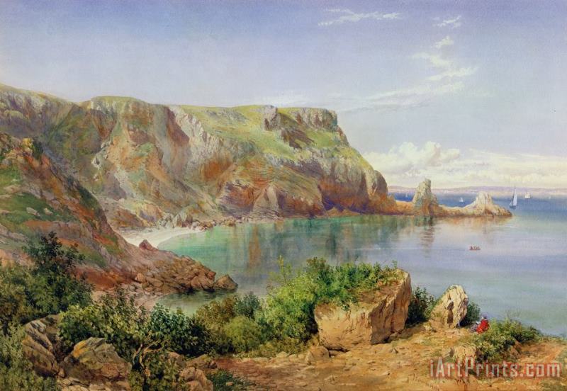 Ansty's Cove painting - John William Salter Ansty's Cove Art Print