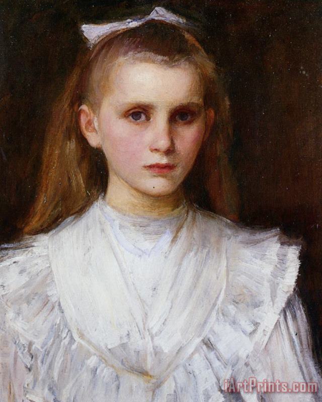 John William Waterhouse Portrait of a Girl Art Painting