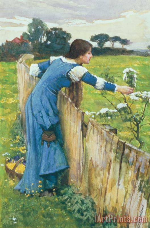 Spring painting - John William Waterhouse Spring Art Print