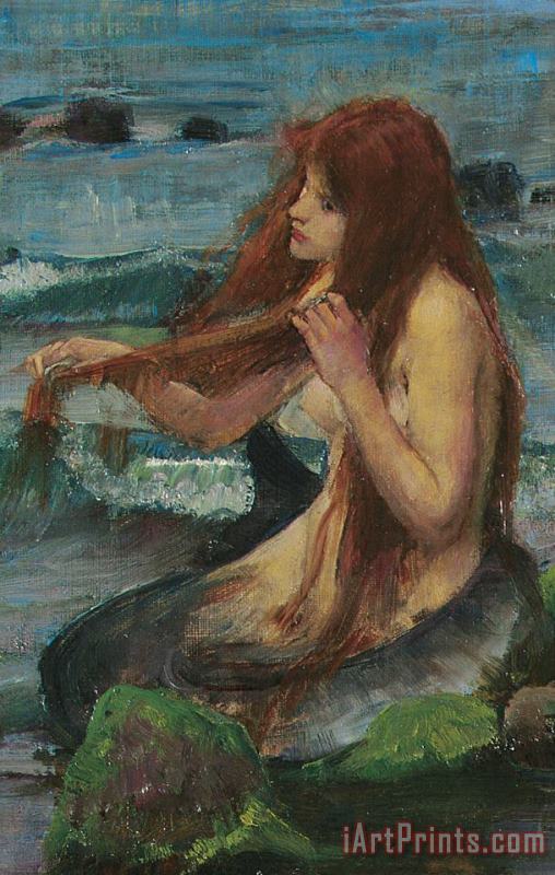 John William Waterhouse The Mermaid Art Painting