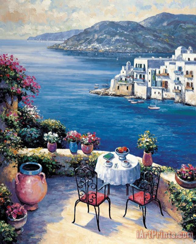 John Zaccheo Aegean Vista Art Print