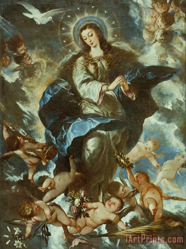 Immaculate Conception painting - Jose Antolinez Immaculate Conception Art Print