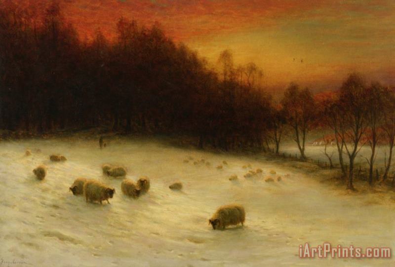 Joseph Farquharson When The West with Evening Glows Art Painting