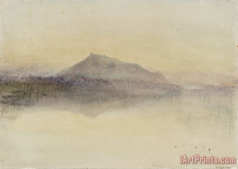 Joseph Mallord William Turner The Blue Rigi: Sample Study Art Painting
