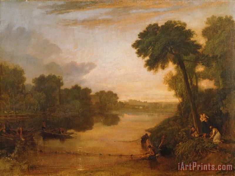 Joseph Mallord William Turner The Thames near Windsor Art Painting