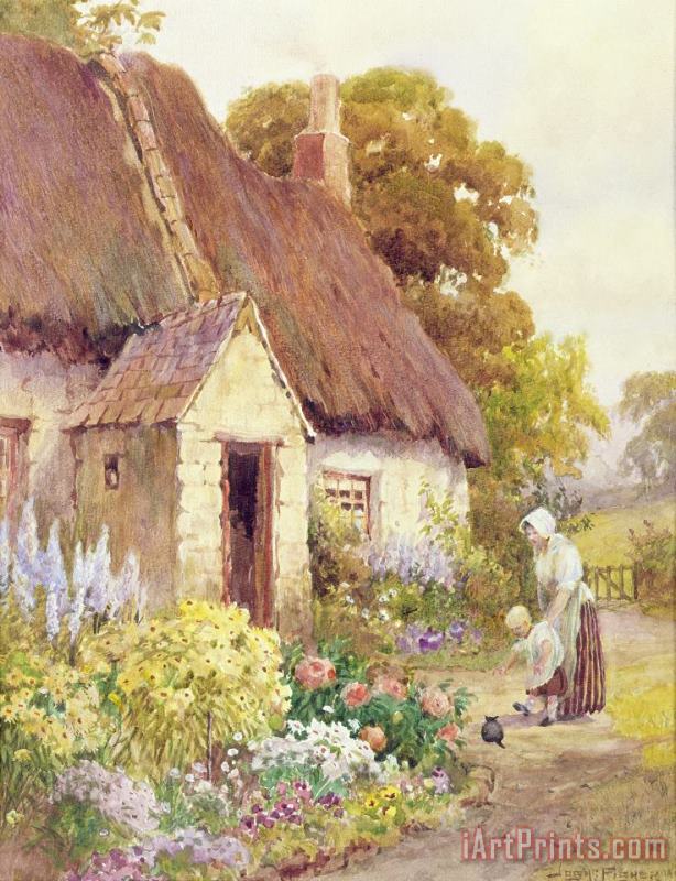 Joshua Fisher Country Cottage Art Painting
