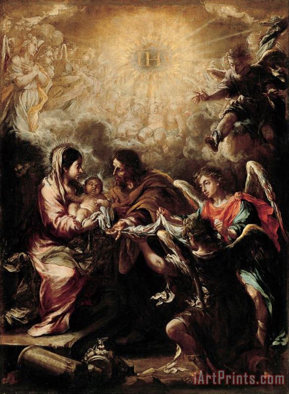 Juan de Valdes Leal The Conferring of The Name of Jesus Art Print