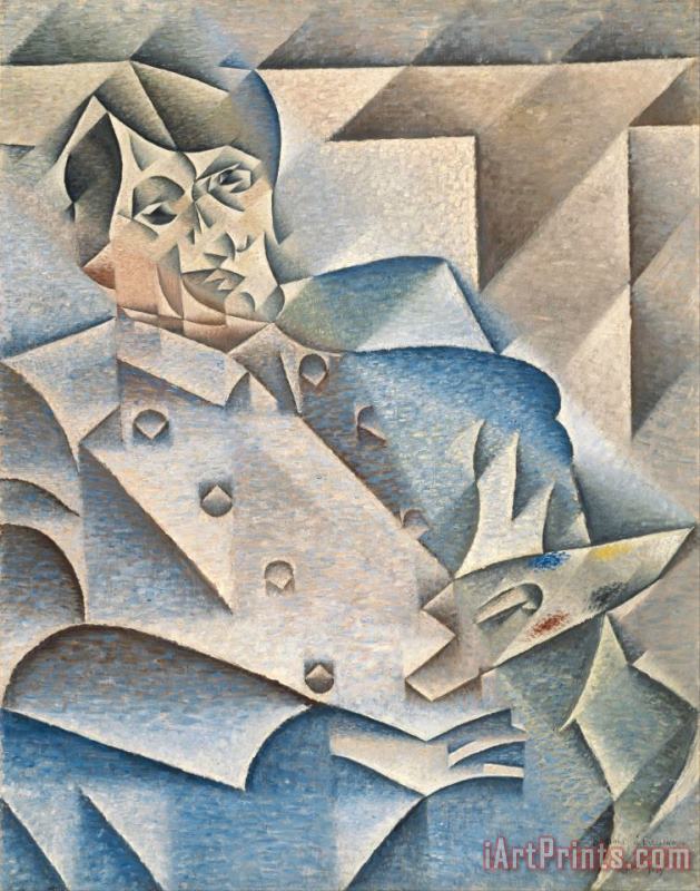 Juan Gris Portrait of Pablo Picasso Art Painting