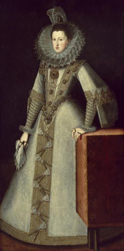 Margaret of Austria, Queen of Spain painting - Juan Pantoja de la Cruz Margaret of Austria, Queen of Spain Art Print