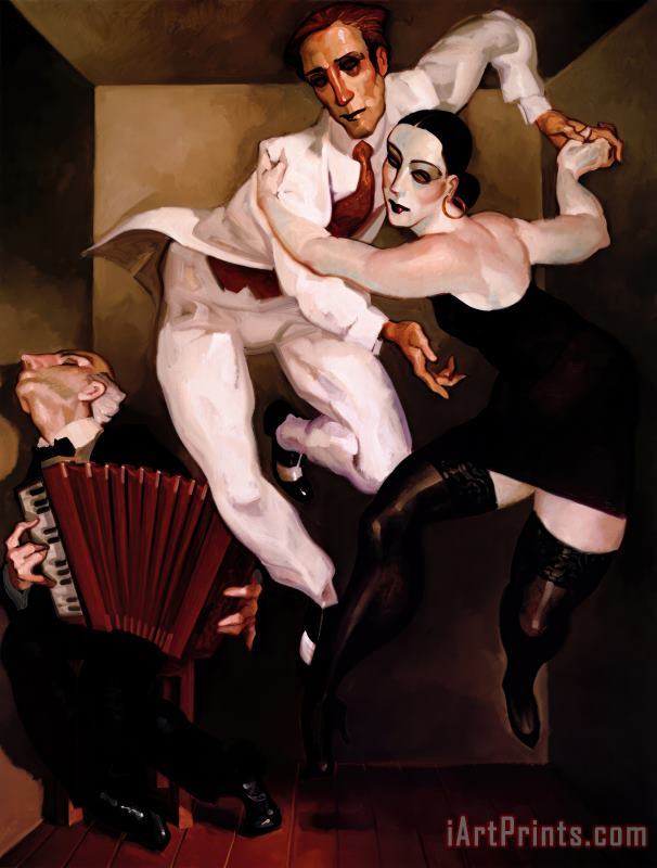 Tango in a Box painting - Juarez Machado Tango in a Box Art Print