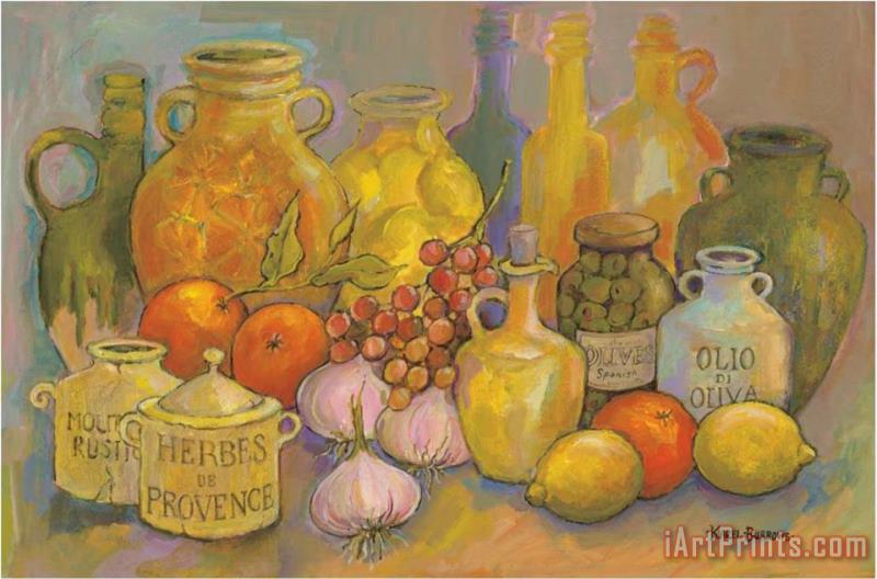 Karel Burrows Mediterranean Kitchen II Art Print