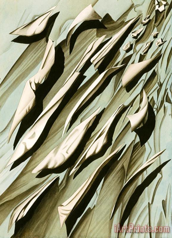 Arithmetic of Wind painting - Kay Sage Arithmetic of Wind Art Print